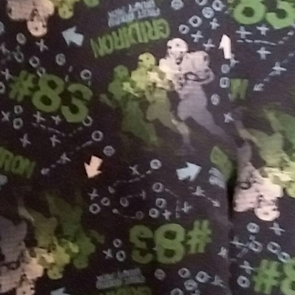 Boys Football Pajama Pants Size 8 - Picture 2 of 2